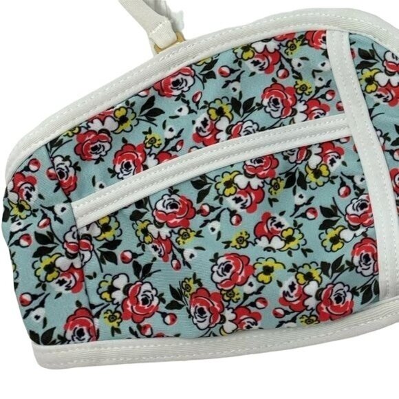 l*space Bloomin’ Gypsy Bombshell Top Size XS Floral Stripe Removable Straps - Picture 3 of 9